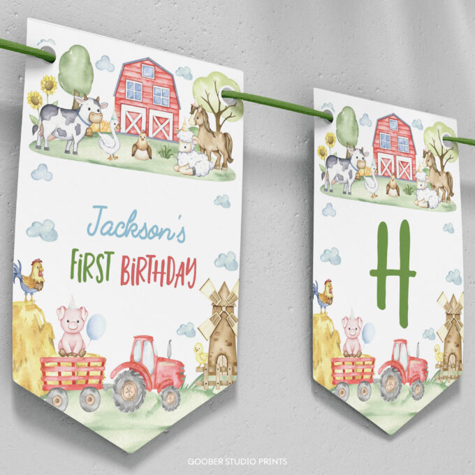 Farm Birthday Party Banner - Image 2
