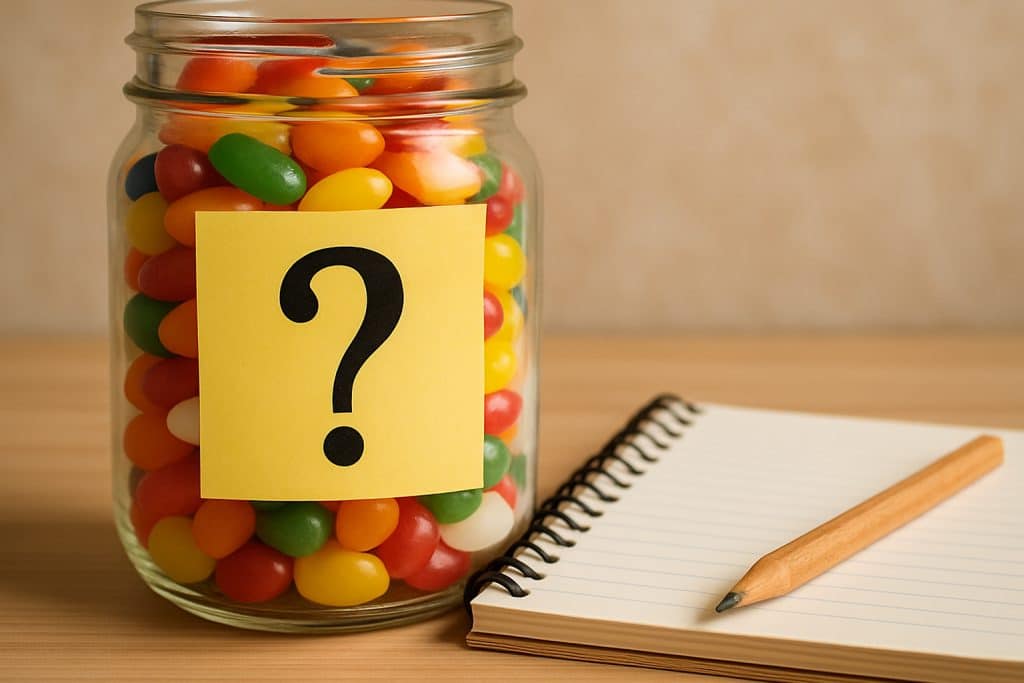 jelly bean guess birthday party activity