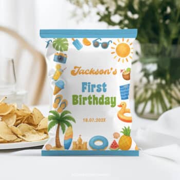 Summer Birthday Chip Bags