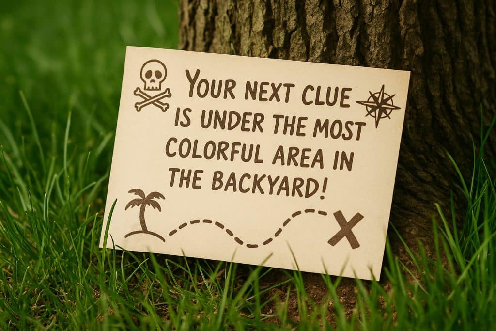 scavenger hunt birthday activity