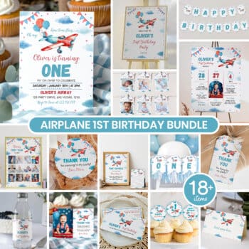 Airplane Birthday Party Bundle
