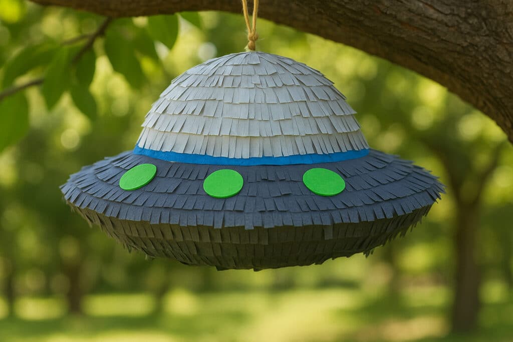 space birthday party pinata