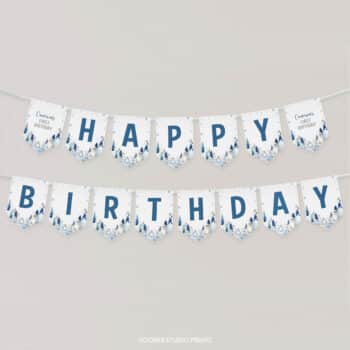 Winter Onederland Birthday Banner