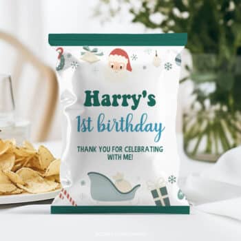 Christmas Winter Birthday Chip Bags