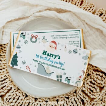Christmas Winter Birthday Chocolate Bar Wrappers
