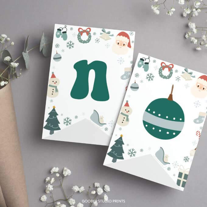 Christmas Winter Birthday Highchair Banner - Image 4