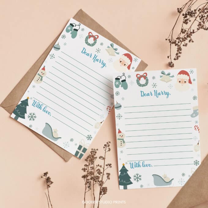 Christmas Winter Birthday Time Capsule Sign & Card - Image 4