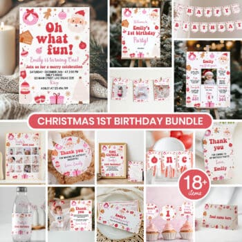 Christmas Winter Birthday Party Bundle