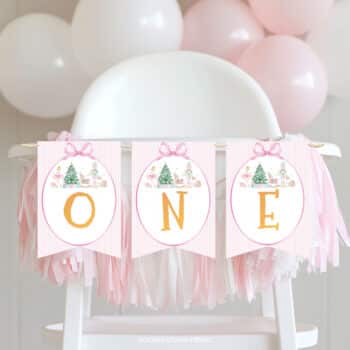 Nutcracker Birthday Highchair Banner