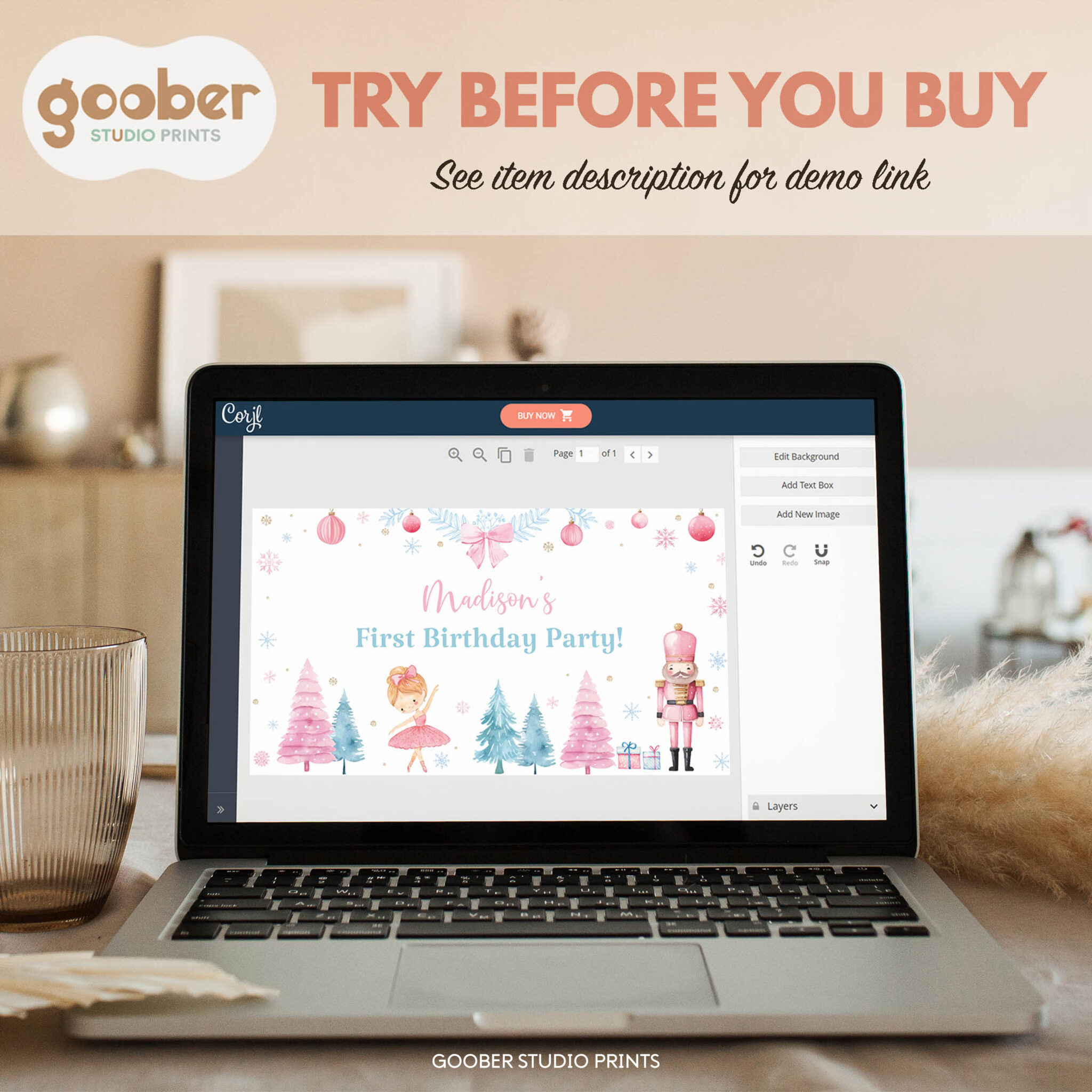 Nutcracker Birthday Gable Box Label 8 Nutcracker Birthday Gable Box Label - Image 8