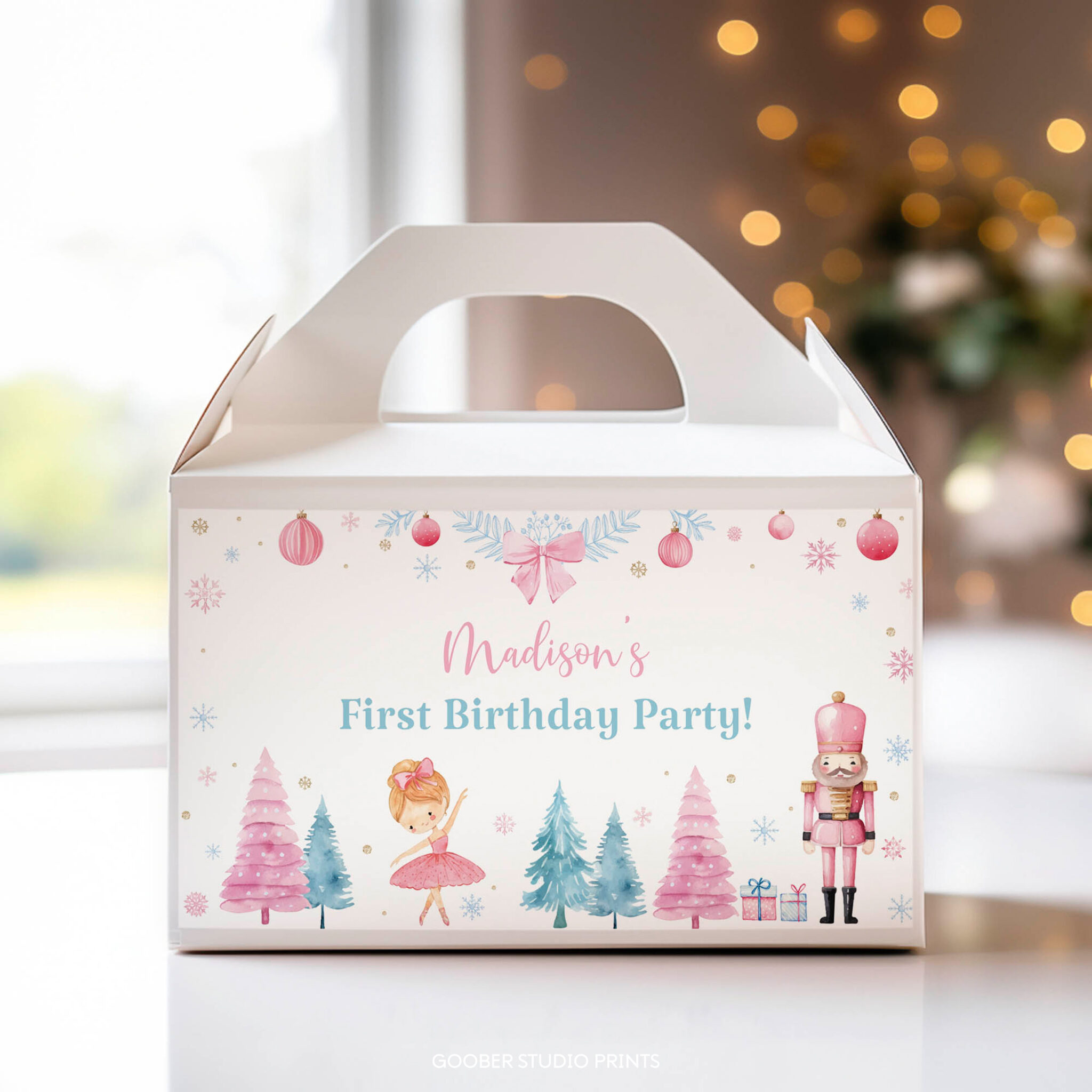Nutcracker Birthday Gable Box Label 1 Nutcracker Birthday Gable Box Label