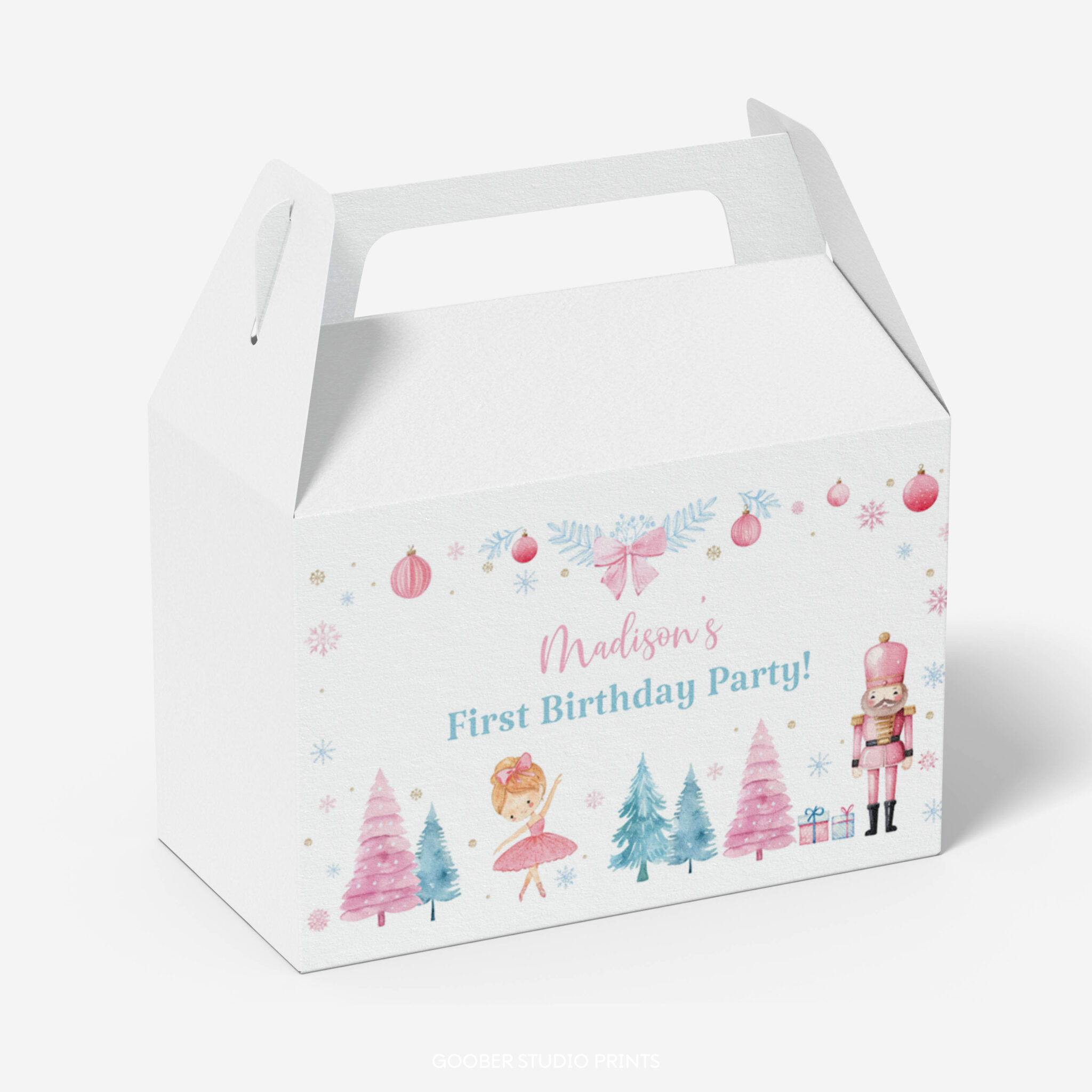 Nutcracker Birthday Gable Box Label 3 Nutcracker Birthday Gable Box Label - Image 3