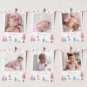 Nutcracker Birthday Monthly Photo Banner