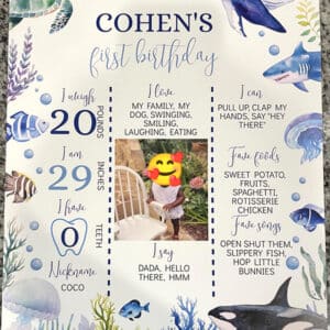 Under The Sea 1st Birthday Large Set Bundle photo review